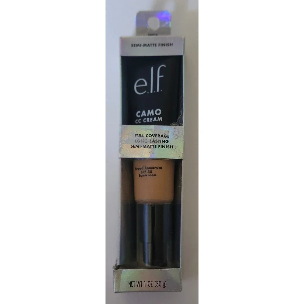 Elf Camo CC Cream Foundation Color Correct SPF30~ Med 355W ~1oz/30gm  Exp 04/27